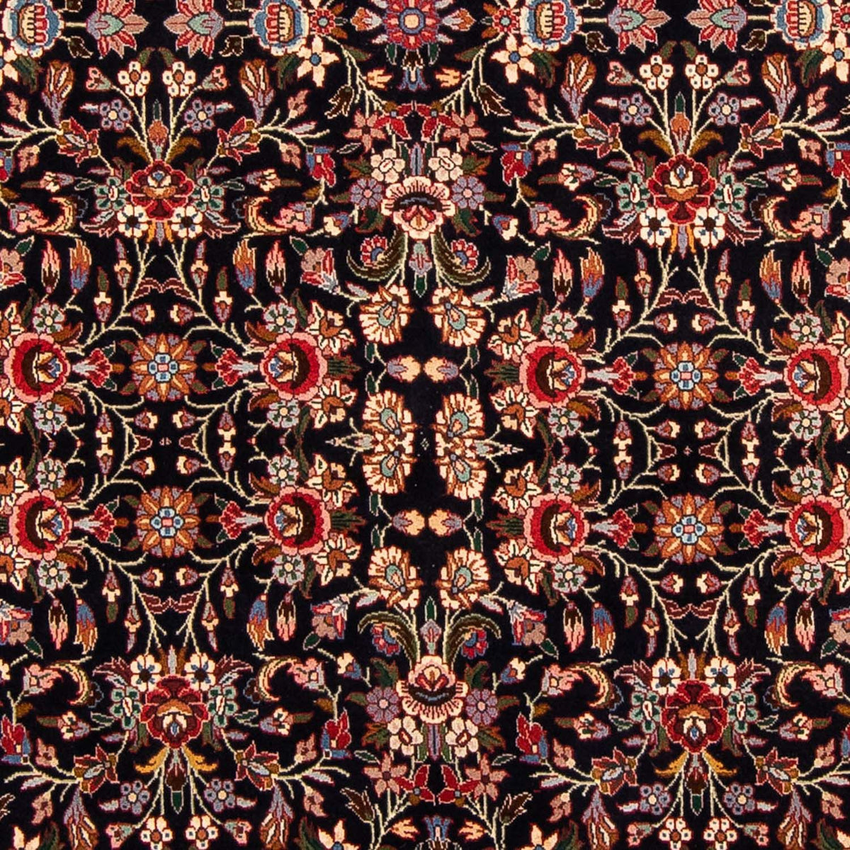 Dywan perski - Bijar - 266 x 150 cm - ciemnoniebieski