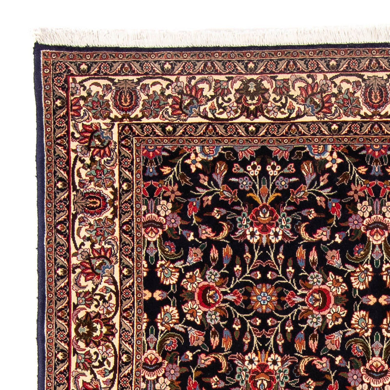 Dywan perski - Bijar - 266 x 150 cm - ciemnoniebieski