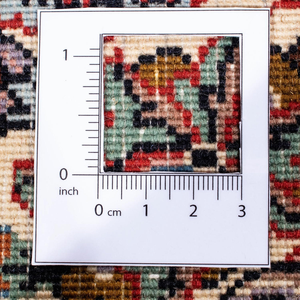 Dywan perski - Bijar - 266 x 150 cm - ciemnoniebieski