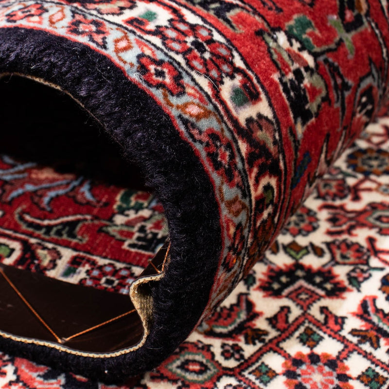 Dywan perski - Bijar - 251 x 171 cm - ciemna czerwień