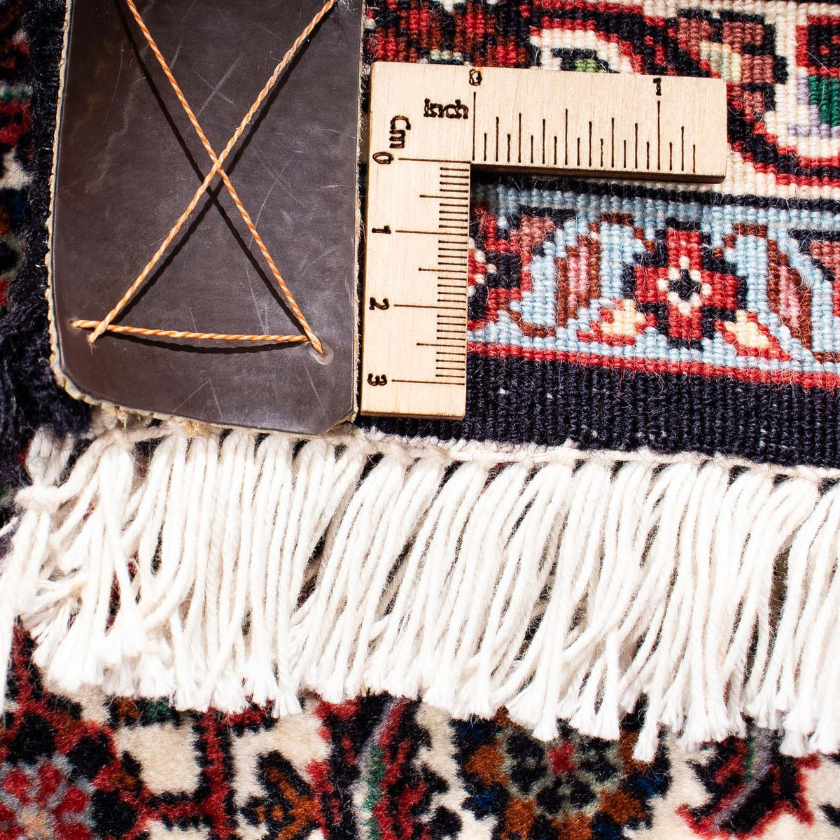 Dywan perski - Bijar - 251 x 171 cm - ciemna czerwień