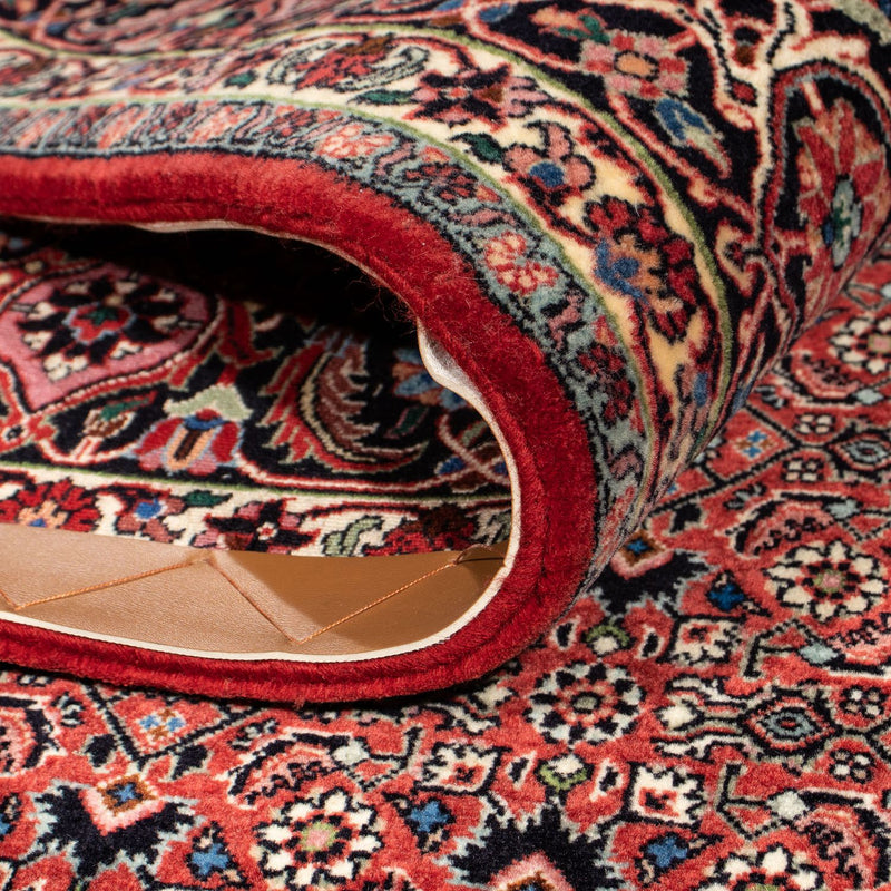 Dywan perski - Bijar - 305 x 203 cm - ciemna czerwień