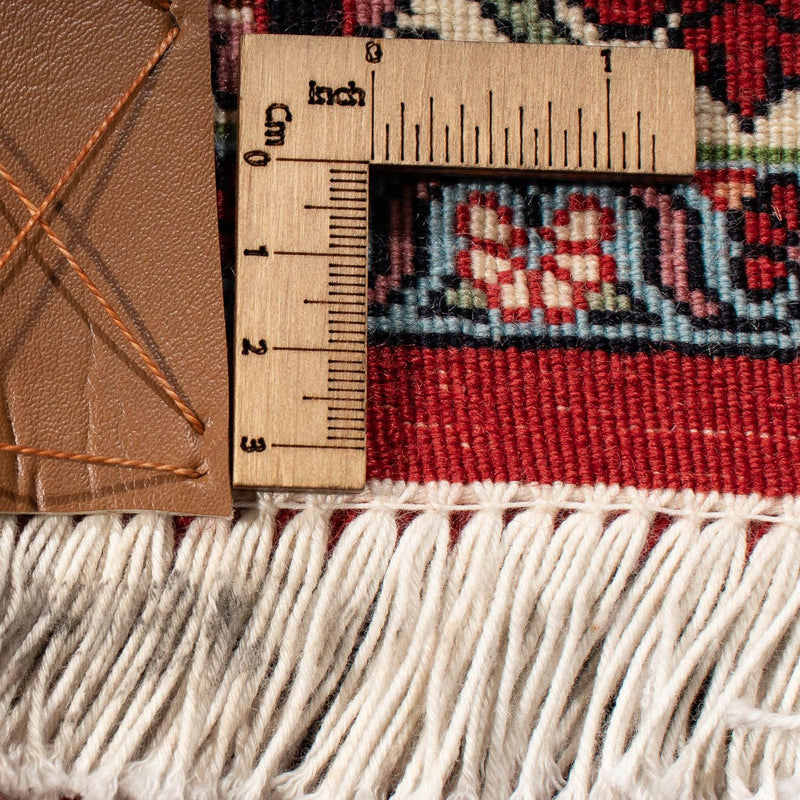 Dywan perski - Bijar - 305 x 203 cm - ciemna czerwień