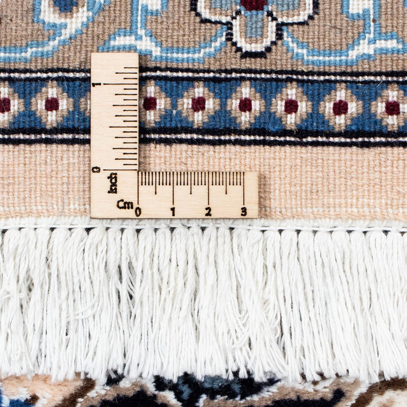 Dywan perski - Nain - Premium - 305 x 201 cm - morski błękit