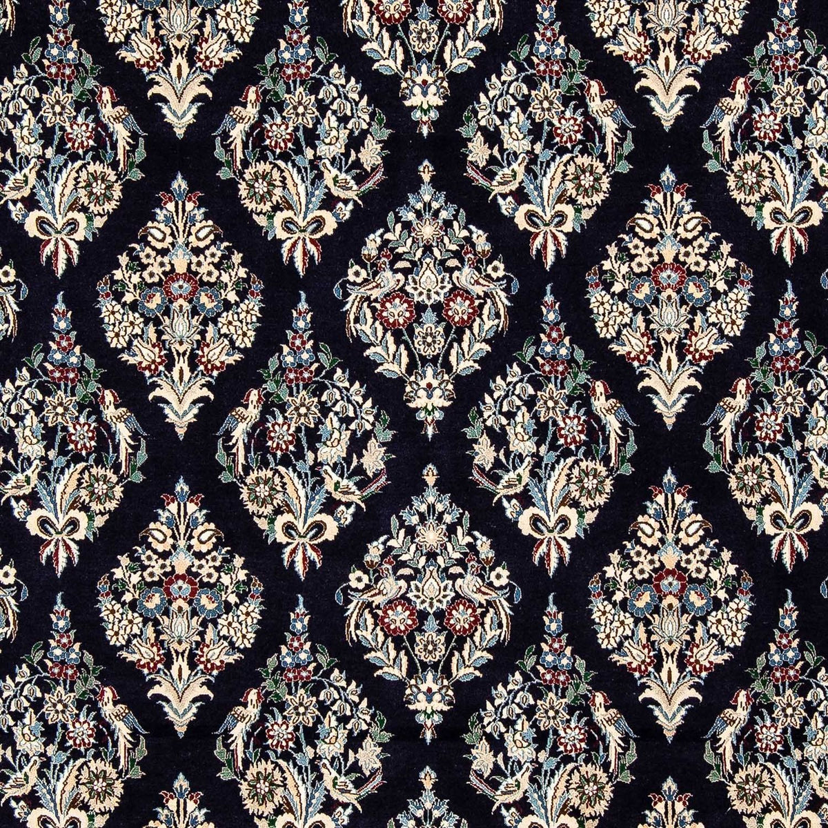 Dywan perski - Nain - Premium - 300 x 207 cm - ciemnoniebieski
