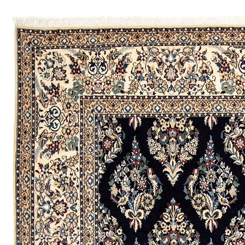 Dywan perski - Nain - Premium - 300 x 207 cm - ciemnoniebieski