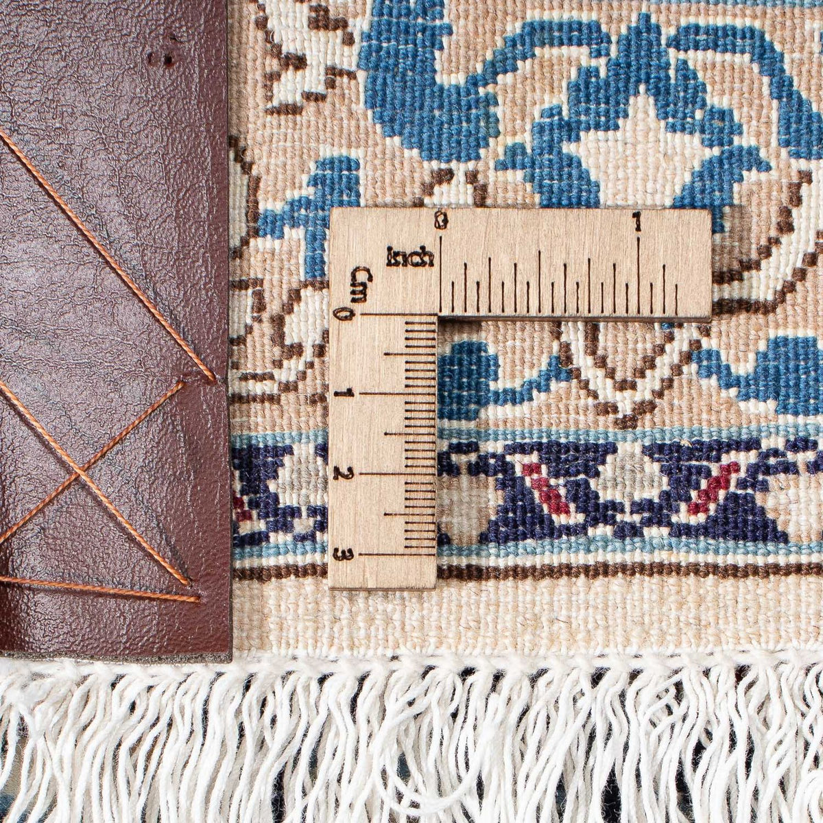 Dywan perski - Nain - Premium - 300 x 207 cm - ciemnoniebieski