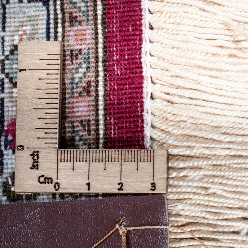 Dywan perski - Tabriz - 297 x 203 cm - ciemna czerwień