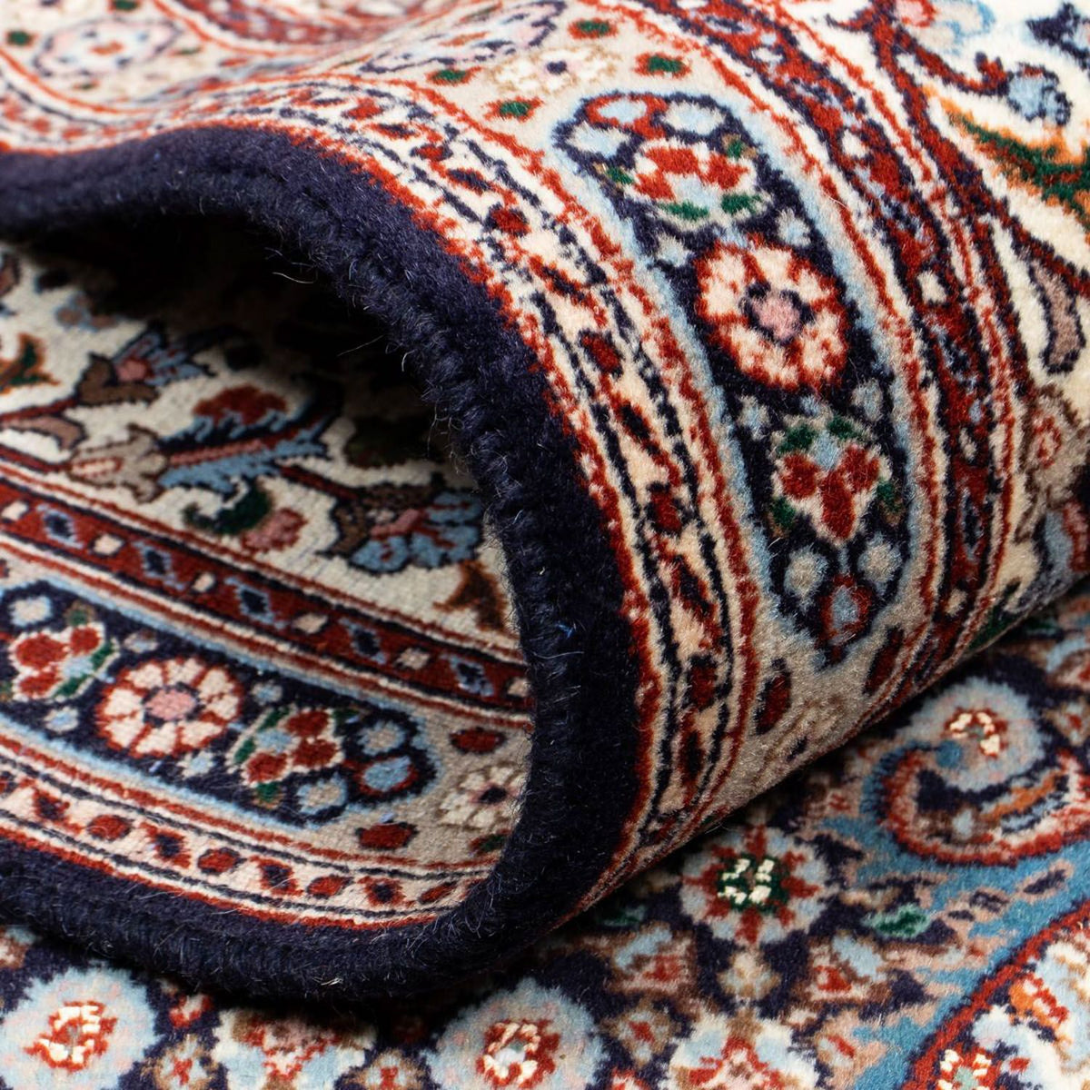 Dywan perski - Klasyczny - 298 x 198 cm - ciemnoniebieski