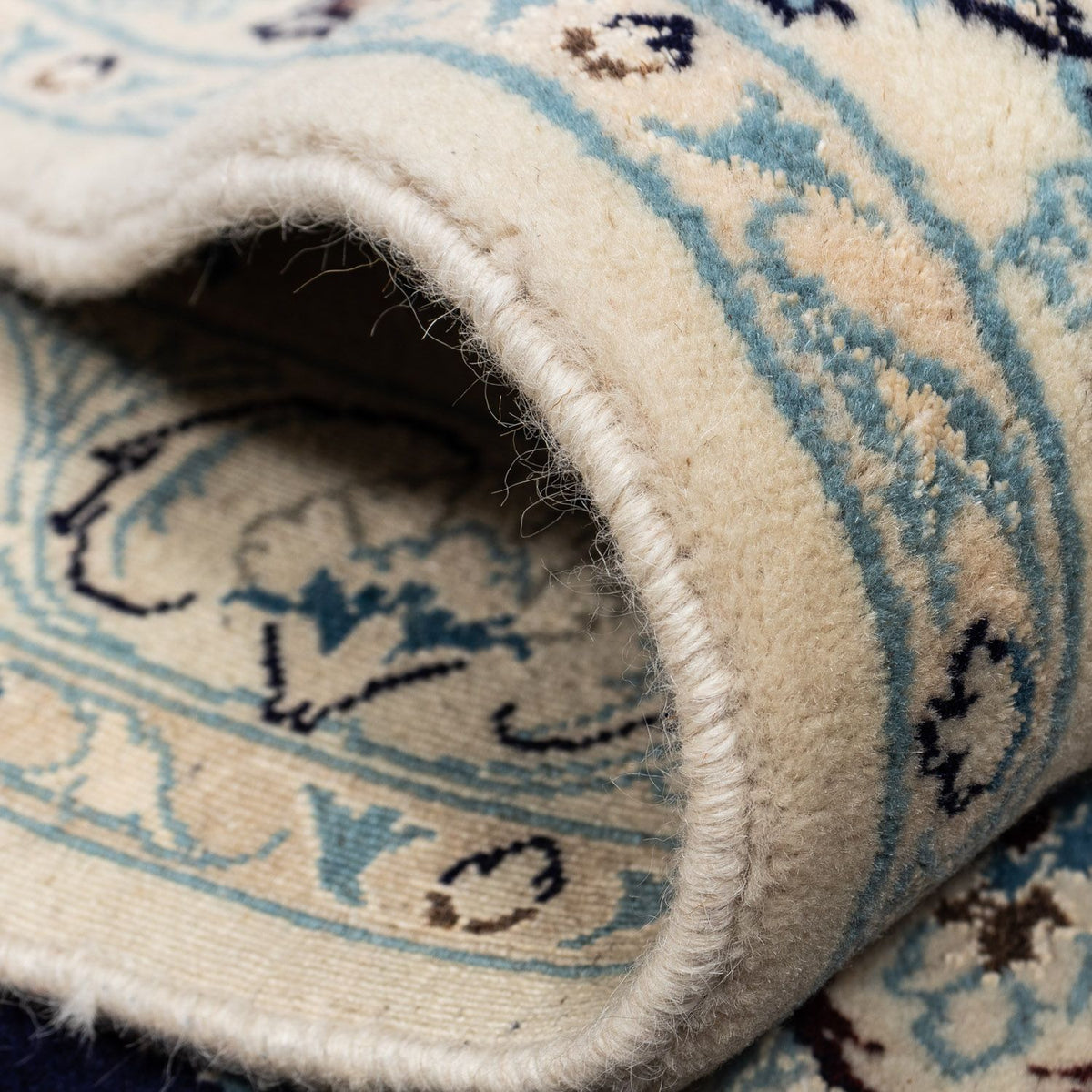 Dywan perski - Nain - Królewski - 298 x 252 cm - czarny