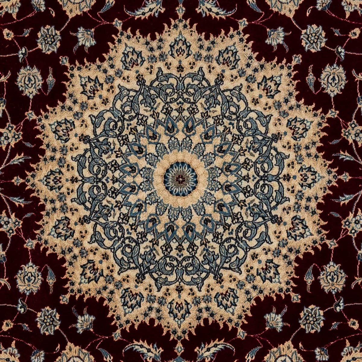 Dywan perski - Nain - Królewski - 342 x 250 cm - ciemna czerwień