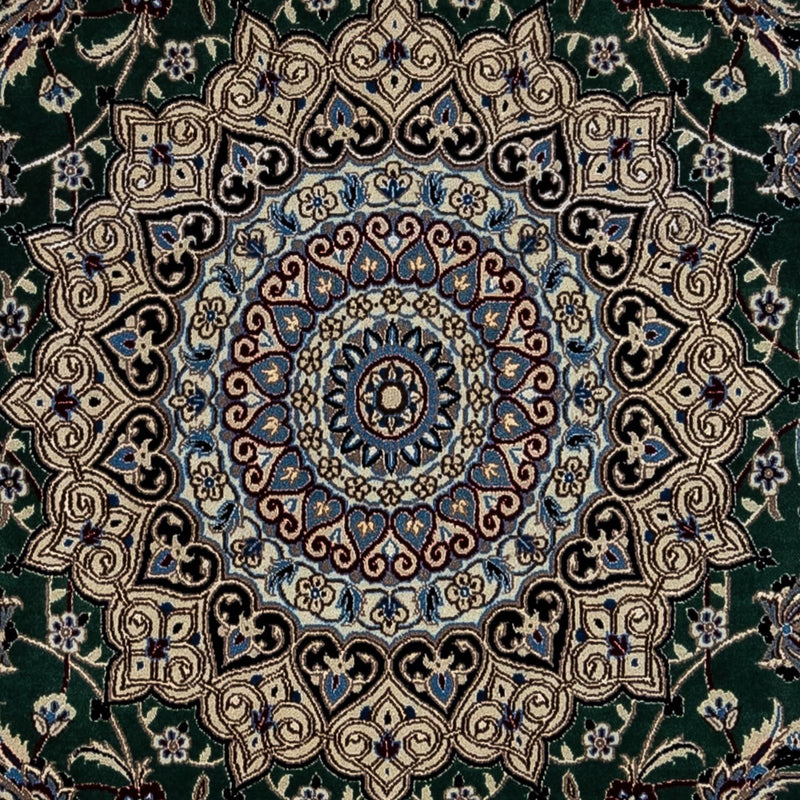 Dywan perski - Nain - Królewski - 354 x 245 cm - ciemna zieleń