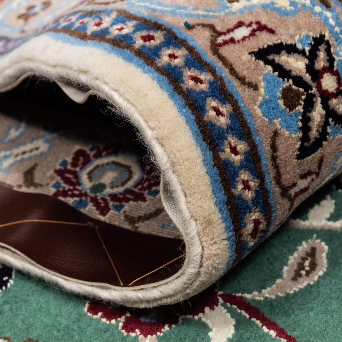 Dywan perski - Nain - Królewski - 354 x 245 cm - ciemna zieleń