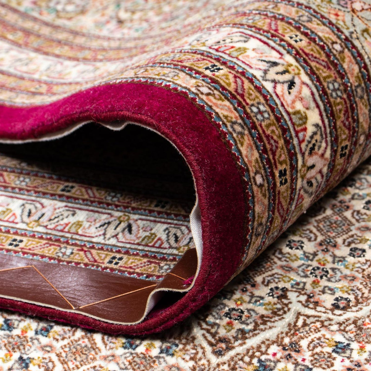 Dywan perski - Tabriz - 351 x 254 cm - ciemna czerwień