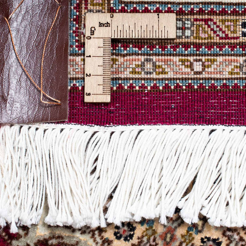 Dywan perski - Tabriz - 351 x 254 cm - ciemna czerwień