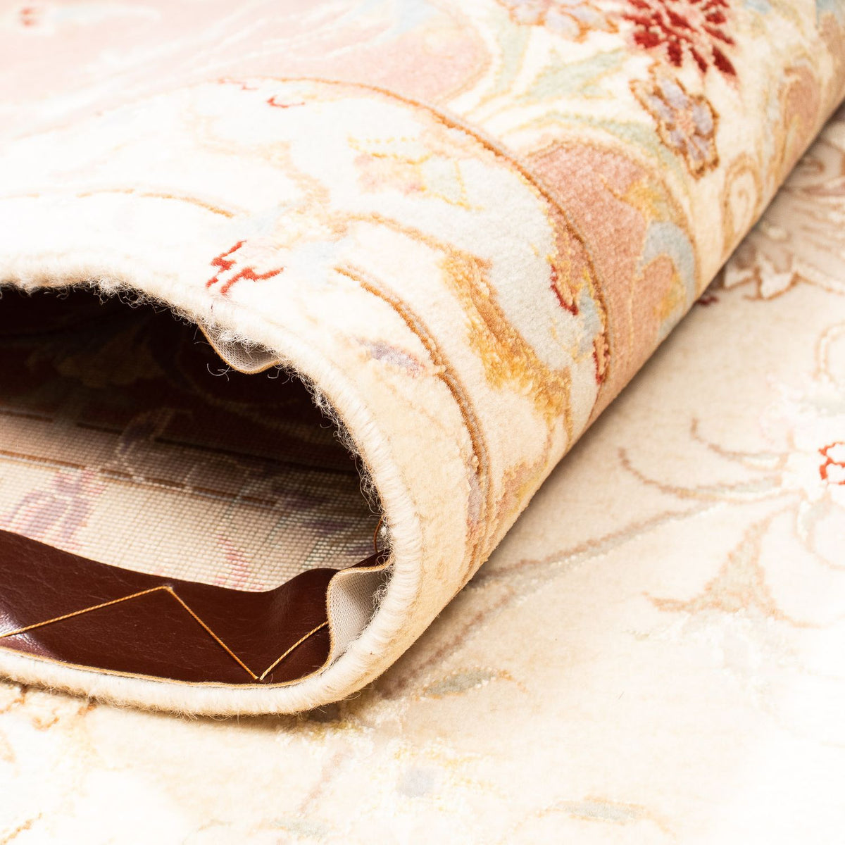 Dywan perski - Tabriz - Królewski - 312 x 203 cm - beżowy