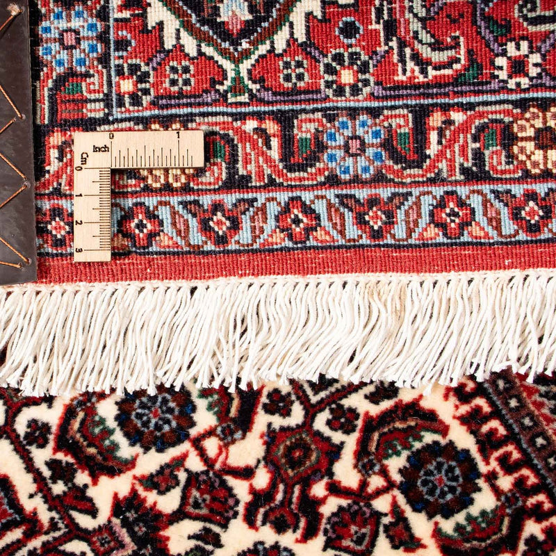 Dywan perski - Bijar - 241 x 170 cm - ciemna czerwień