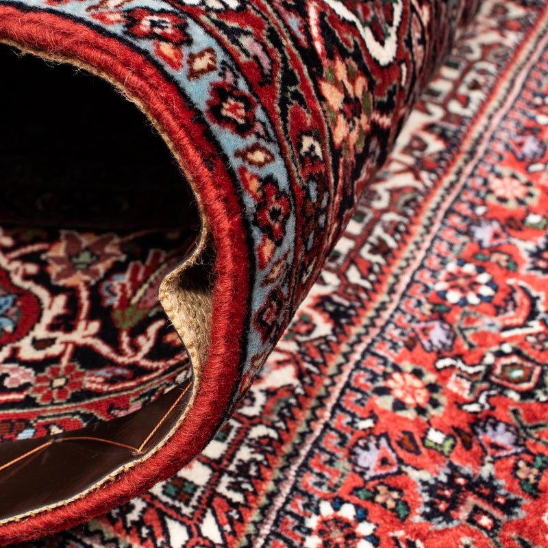 Dywan perski - Bijar - 254 x 174 cm - ciemna czerwień