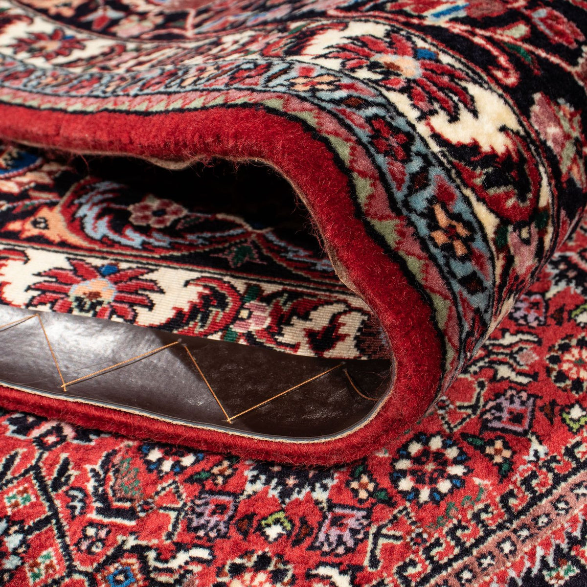 Dywan perski - Bijar - 305 x 203 cm - ciemna czerwień