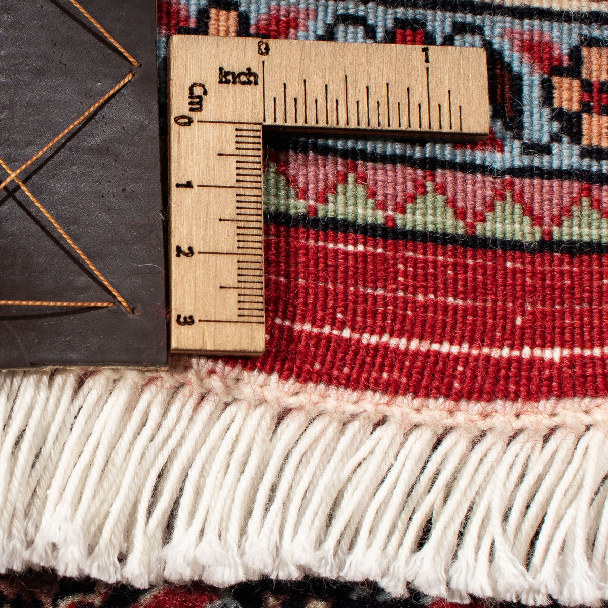 Dywan perski - Bijar - 305 x 203 cm - ciemna czerwień