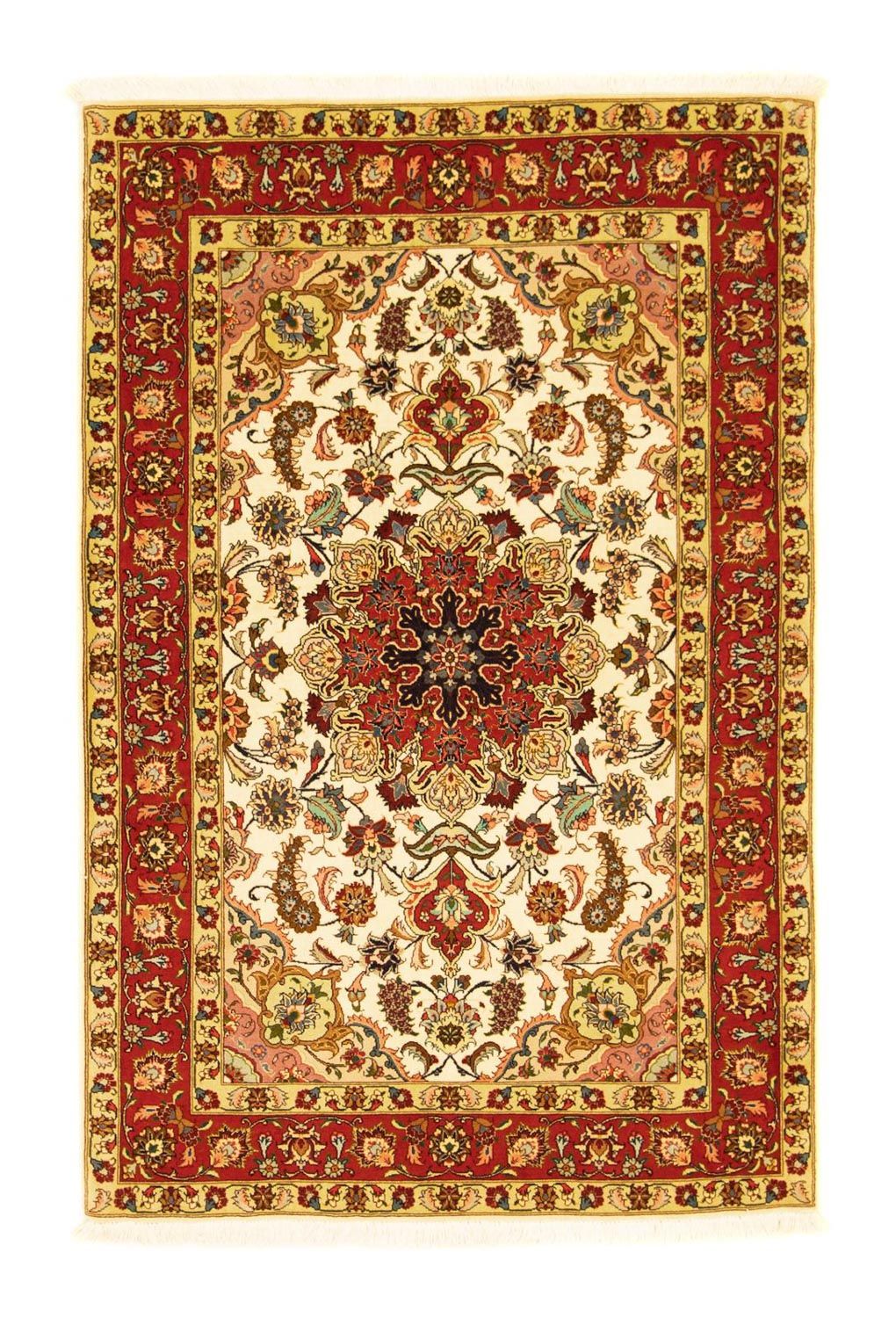 Dywan perski - Tabriz - Królewski - 158 x 103 cm - beżowy