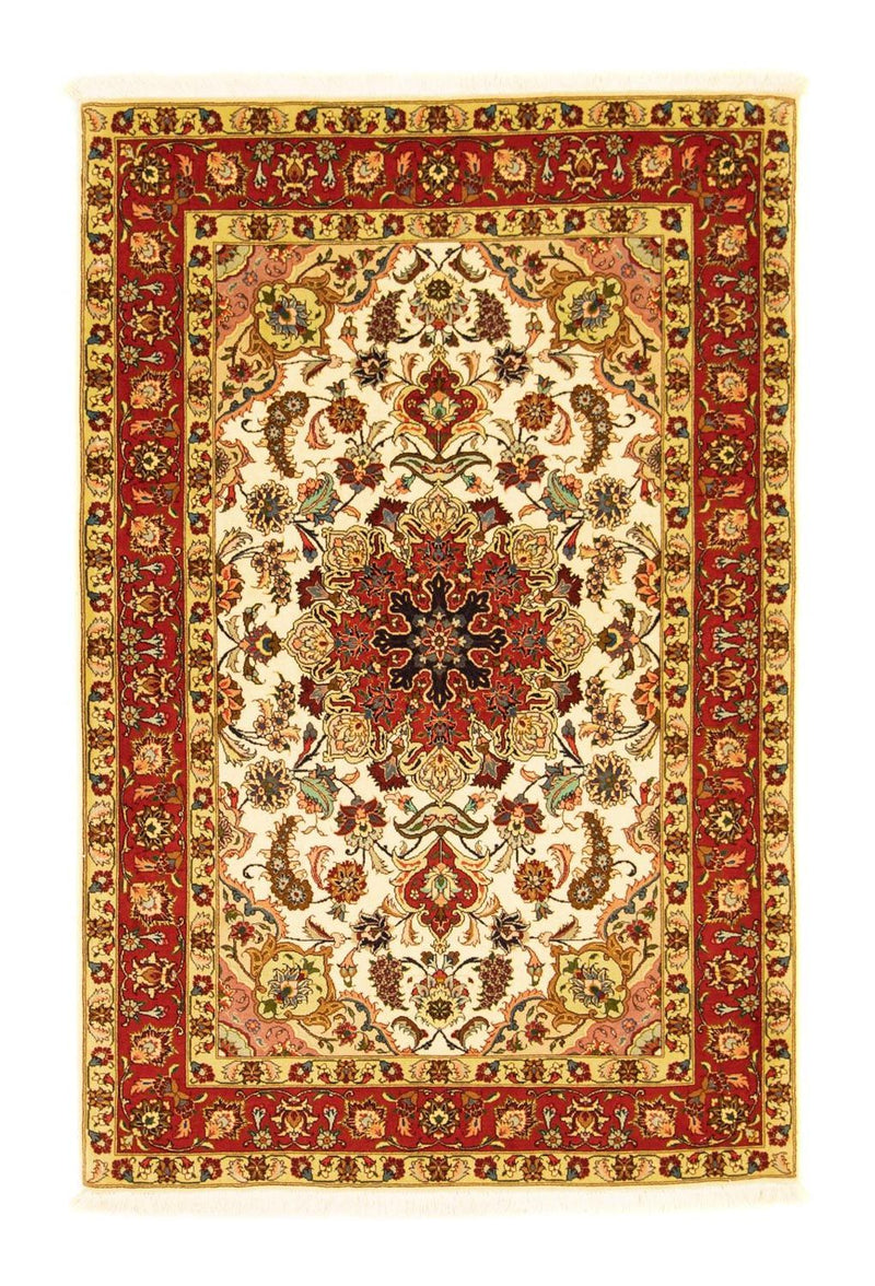 Dywan perski - Tabriz - Królewski - 158 x 103 cm - beżowy