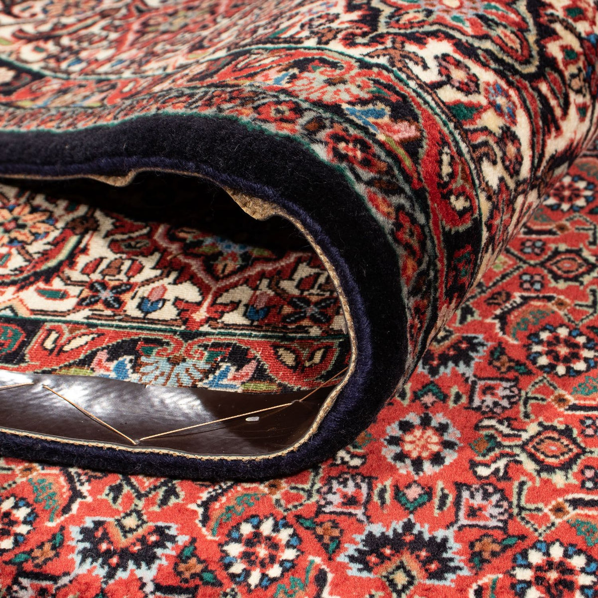 Dywan perski - Bijar - 307 x 208 cm - ciemna czerwień