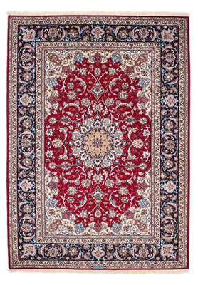 Dywan perski - Isfahan - Premium - 227 x 164 cm - ciemna czerwień