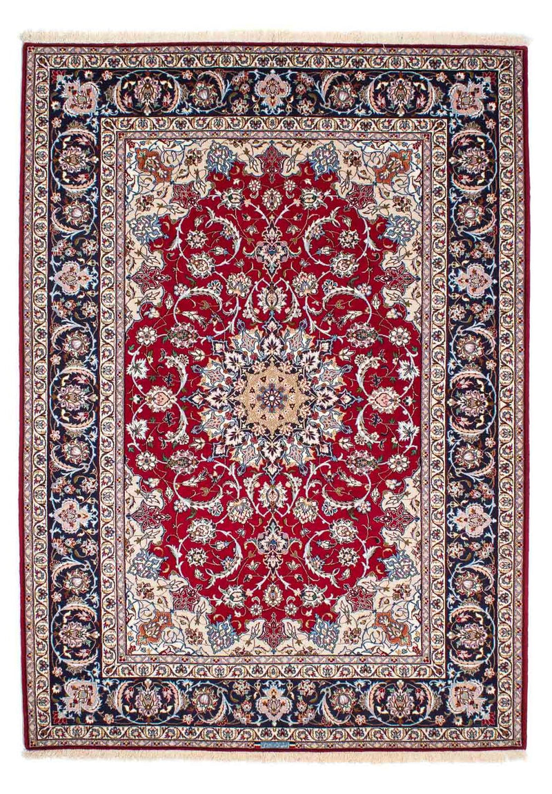 Dywan perski - Isfahan - Premium - 227 x 164 cm - ciemna czerwień