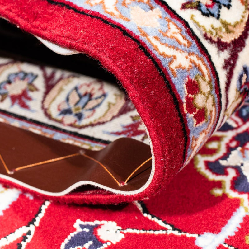 Dywan perski - Isfahan - Premium - 227 x 164 cm - ciemna czerwień