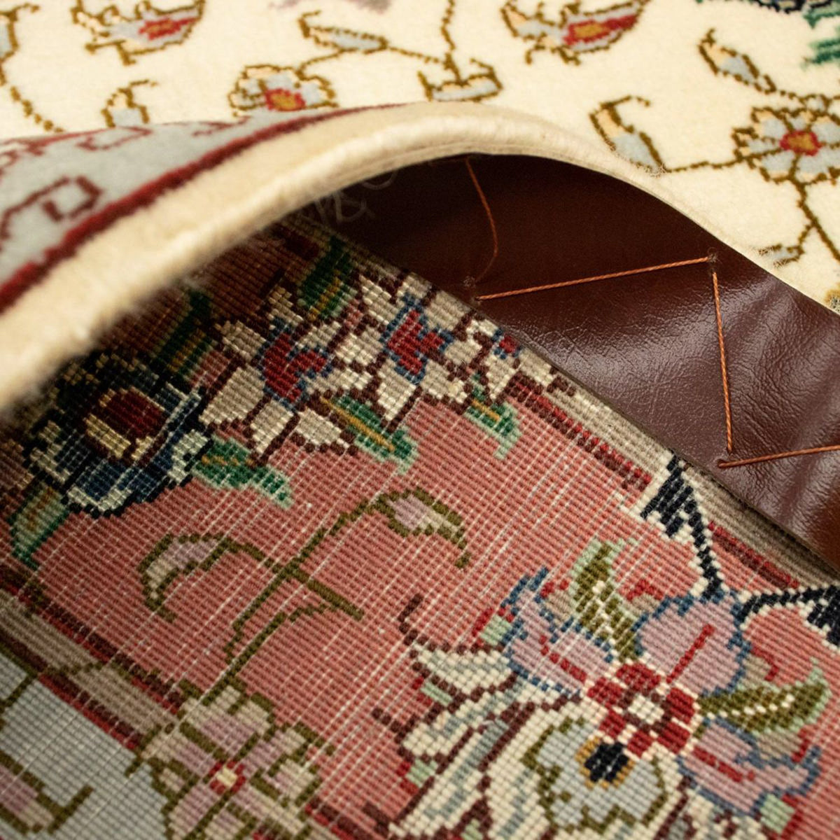 Dywan perski - Tabriz - Królewski - 152 x 102 cm - beżowy