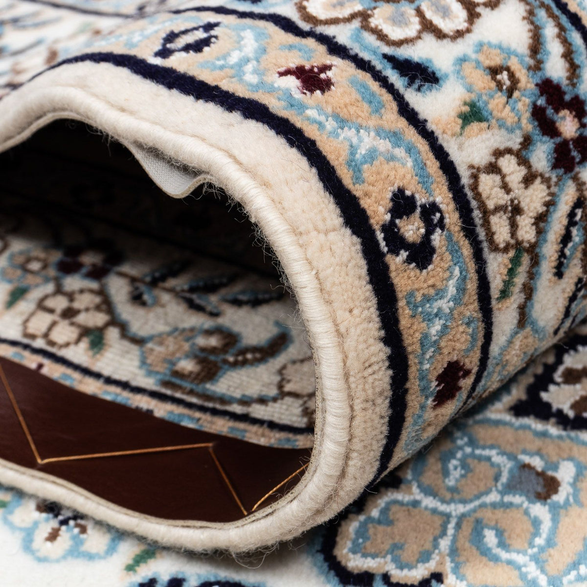 Dywan perski - Nain - Królewski - 359 x 251 cm - beżowy