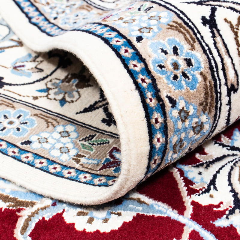 Dywan perski - Nain - Królewski - 288 x 202 cm - ciemna czerwień