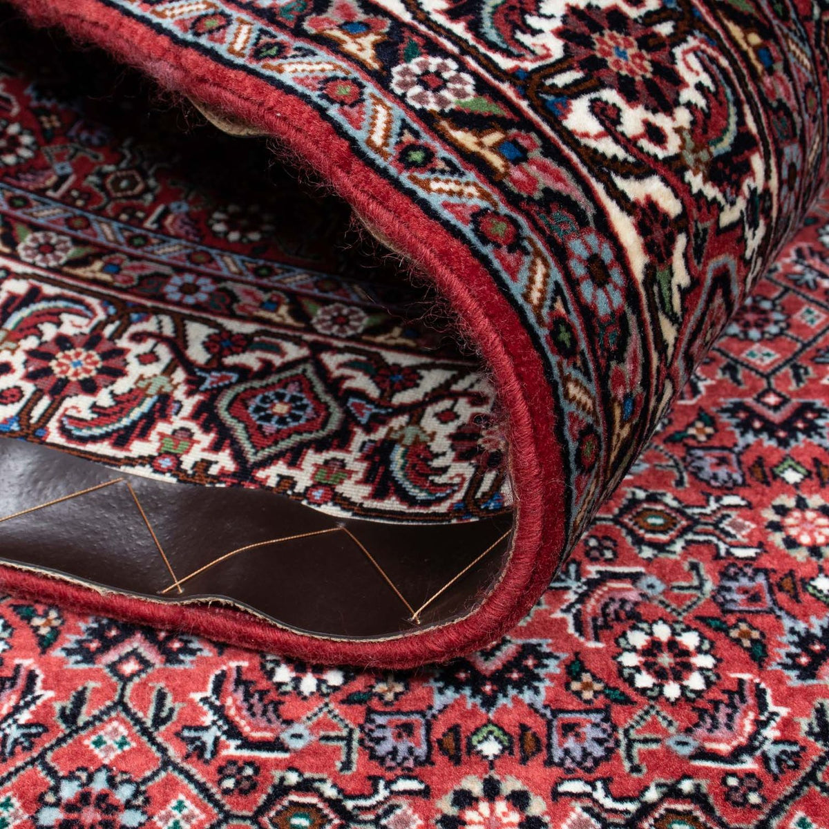 Dywan perski - Bijar - 202 x 132 cm - czerwony