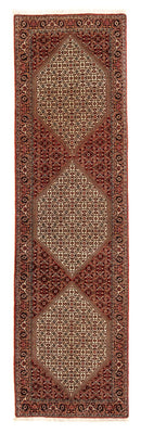 Biegacz Dywan perski - Bijar - 308 x 85 cm - wielokolorowy
