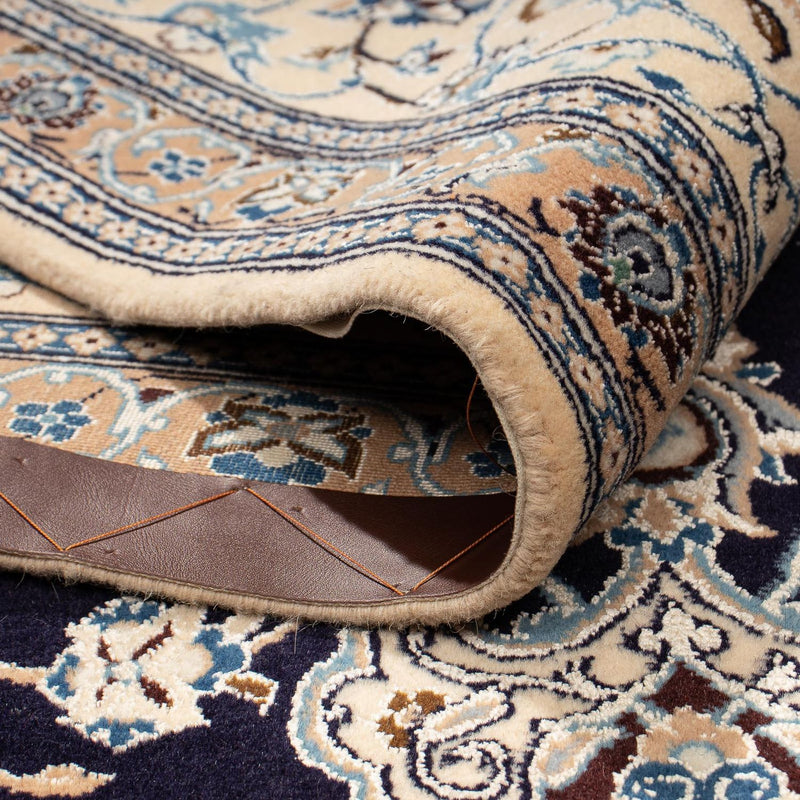 Dywan perski - Nain - Premium - 301 x 201 cm - ciemnoniebieski