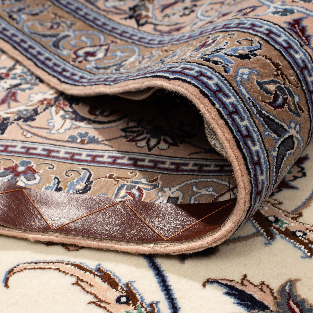 Dywan perski - Nain - Premium - 310 x 215 cm - beżowy