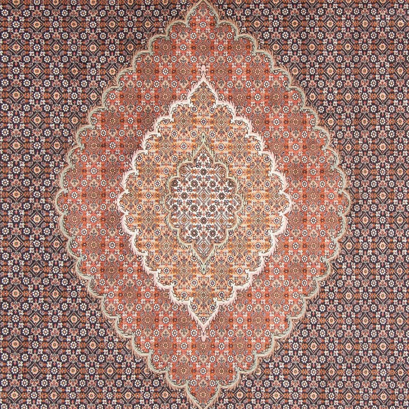 Dywan perski - Tabriz - 310 x 202 cm - ciemnoniebieski