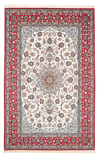 Dywan perski - Isfahan - Premium - 238 x 158 cm - beżowy