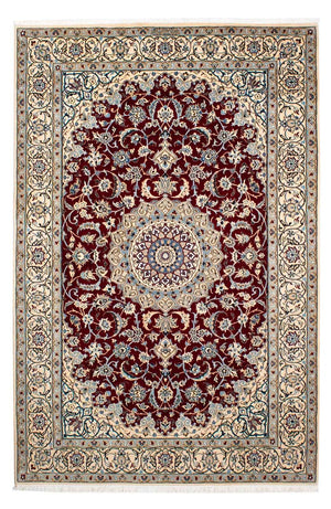Dywan perski - Nain - Królewski - 242 x 155 cm - ciemna czerwień