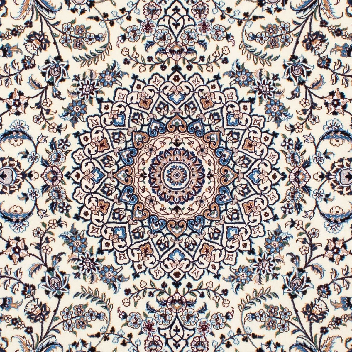 Dywan perski - Nain - Premium - 196 x 130 cm - beżowy