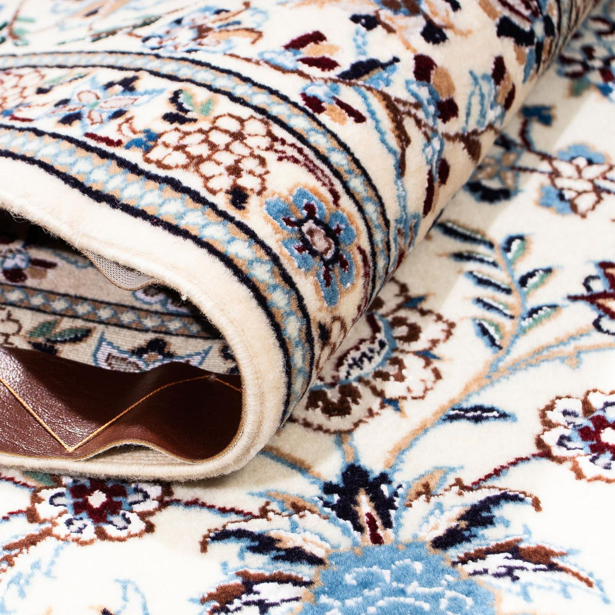 Dywan perski - Nain - Premium - 196 x 130 cm - beżowy