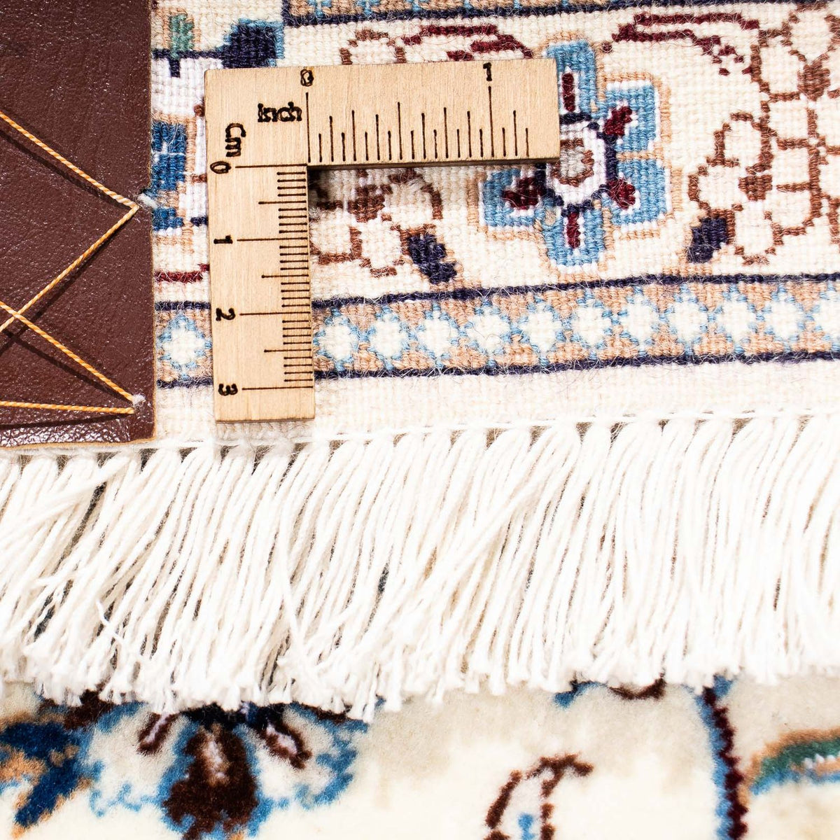 Dywan perski - Nain - Premium - 196 x 130 cm - beżowy