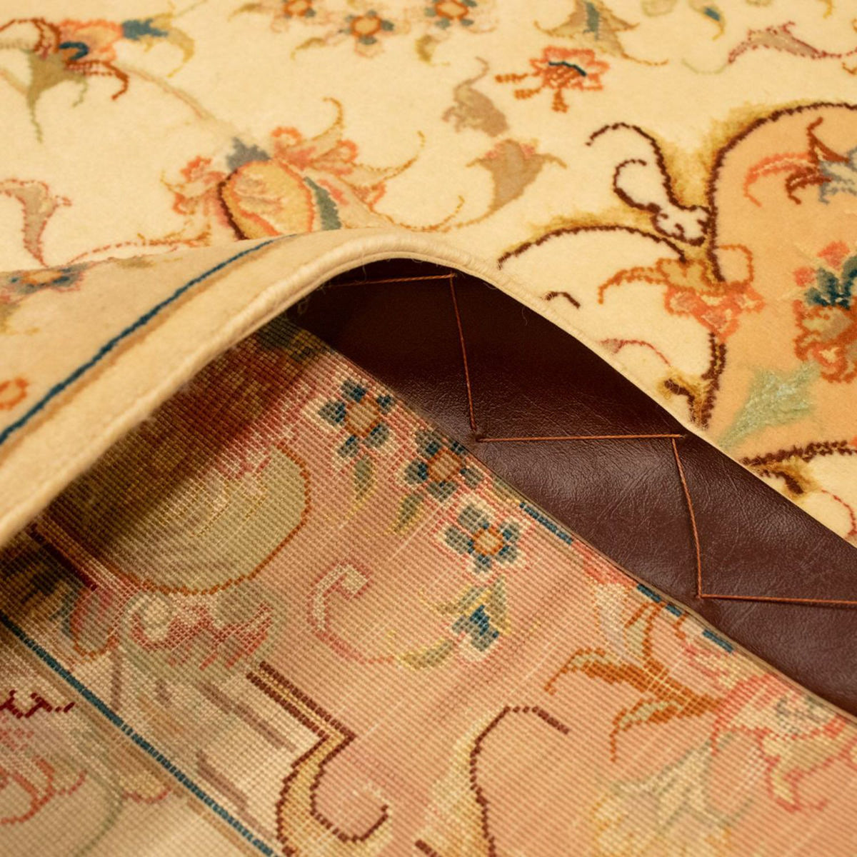 Dywan perski - Tabriz - Królewski - 157 x 100 cm - beżowy