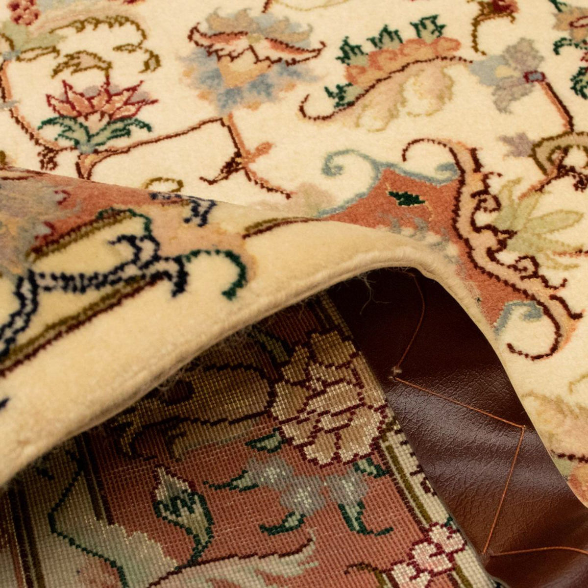 Dywan perski - Tabriz - Królewski - 150 x 100 cm - beżowy