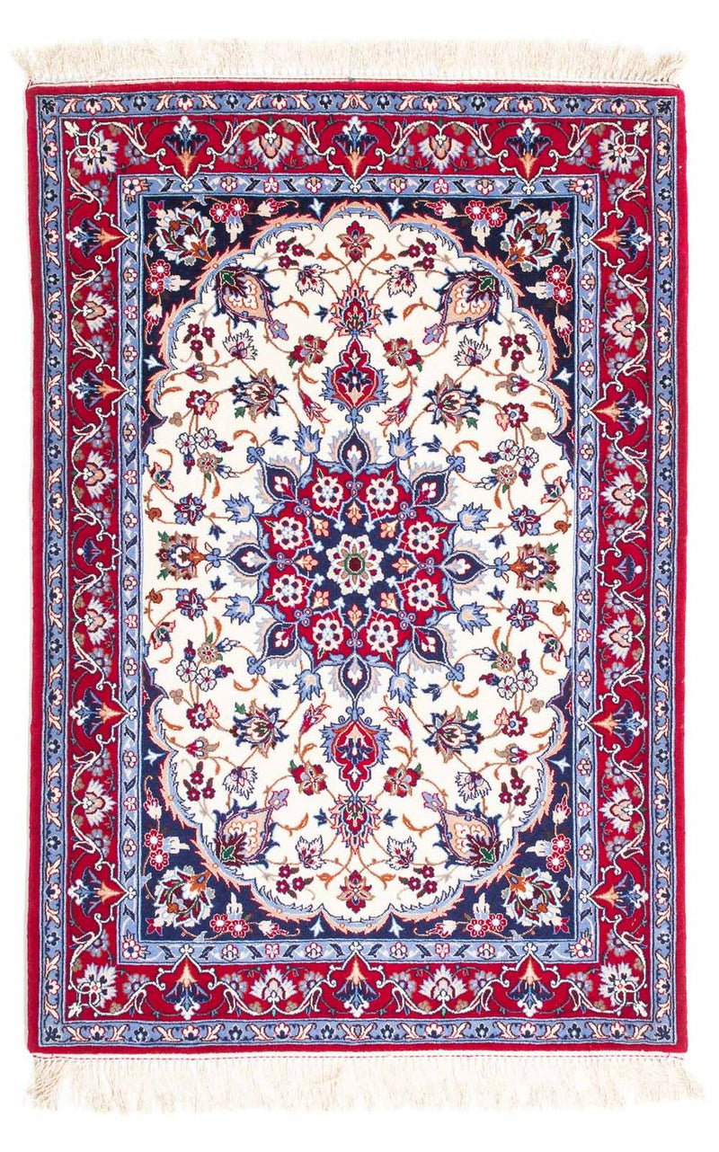 Dywan perski - Isfahan - Premium - 128 x 83 cm - beżowy