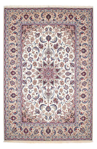Dywan perski - Isfahan - Premium - 243 x 162 cm - beżowy