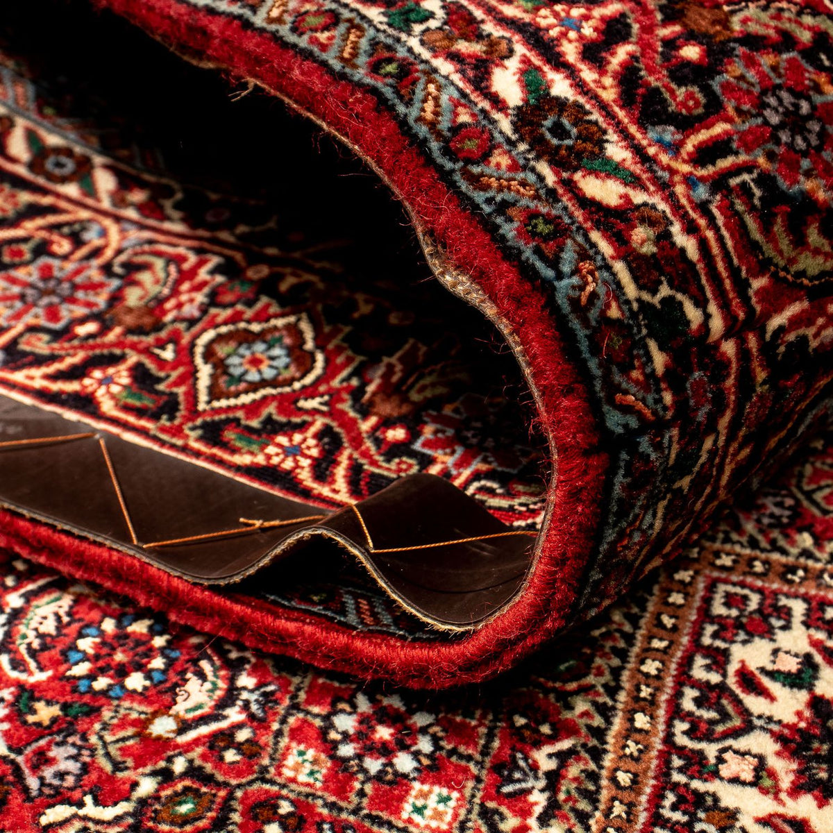 Biegacz Dywan perski - Bijar - 292 x 87 cm - wielokolorowy