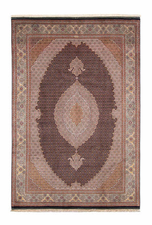 Dywan perski - Tabriz - 298 x 198 cm - jasnobrązowy