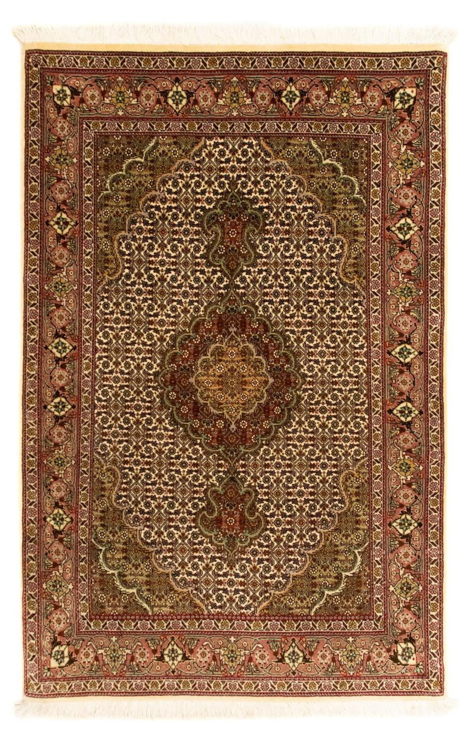 Dywan perski - Tabriz - Królewski - 124 x 83 cm - beżowy